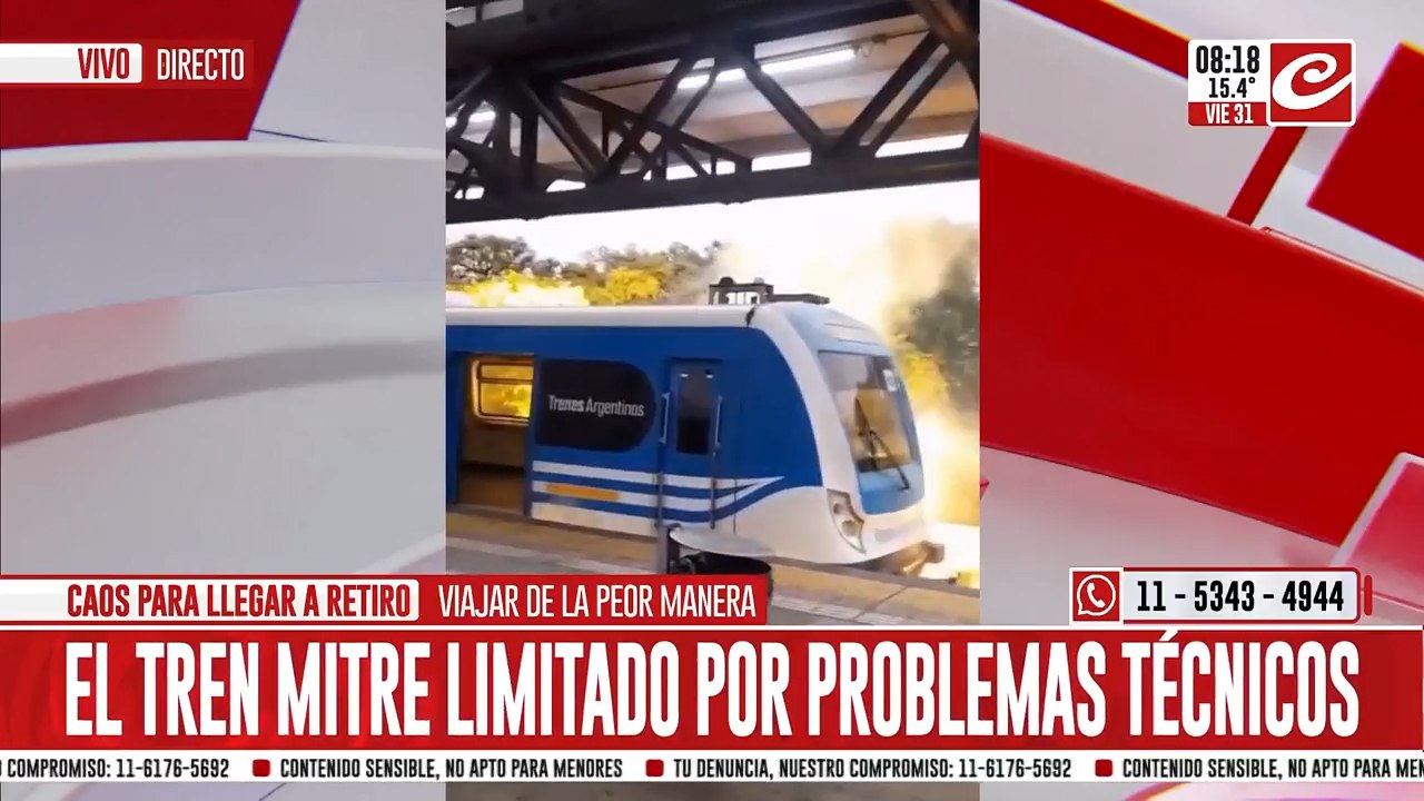 ATENCIÖN: el Ferrocarril Mitre funciona con servicio limitado