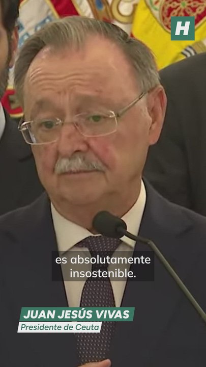 Juan Jesús Vivas, presidente de Ceuta "La situación es absolutamente insostenible"