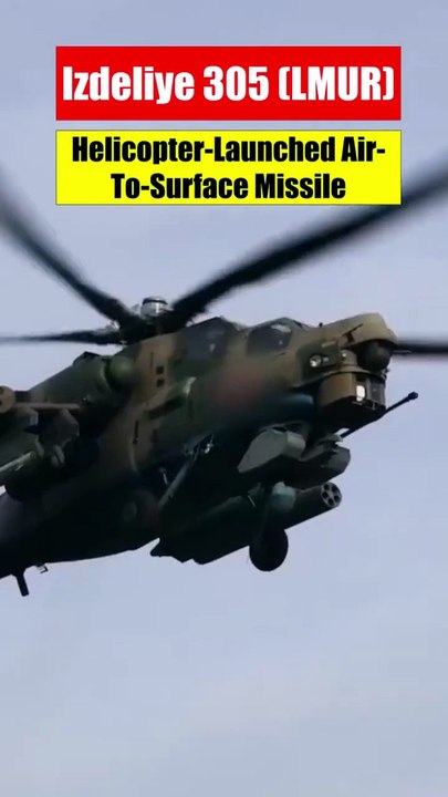 #Izdeliye305 #lmur #russian 🇷🇺 #helicopter #launched #air to #surface #missile