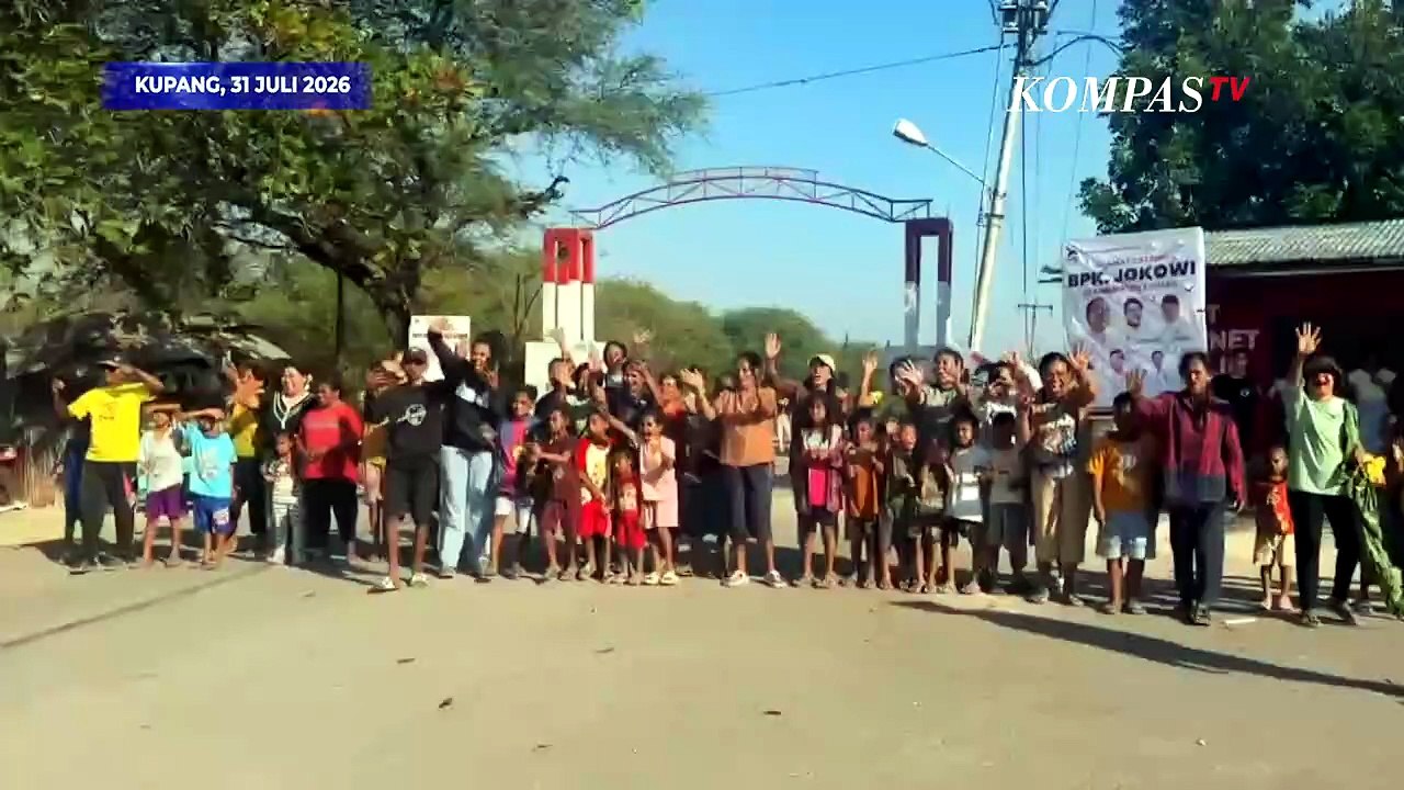 Jokowi Kunjungi Kupang NTT! Disambut Riuh Kader PSI & Warga