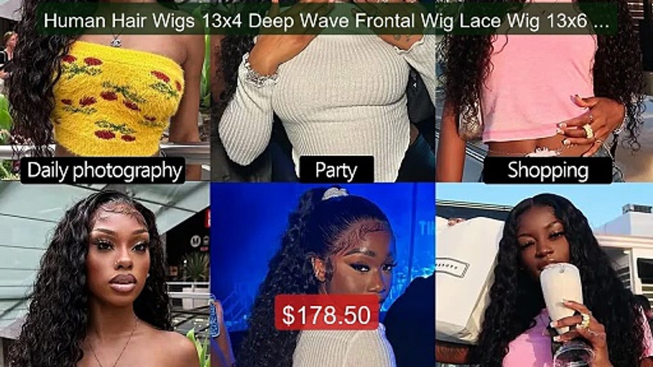 Human Hair Wigs 13x4 Deep Wave Frontal Wig Lace Wig 13x6 Human Hair... -- Top Rated 2026 | Buy Now!