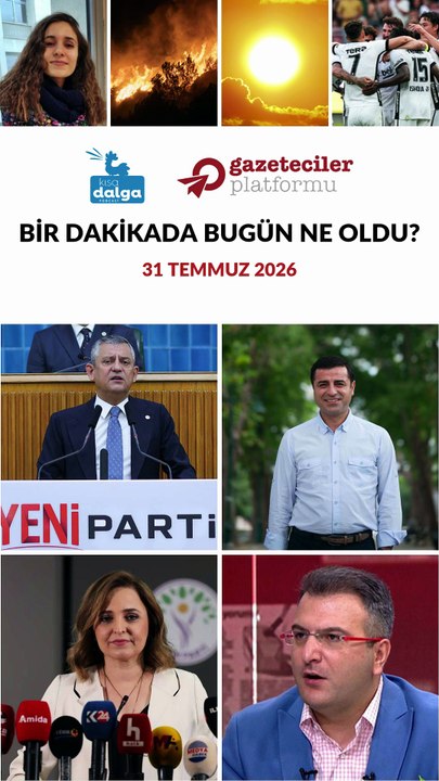 Bir dakikada bugün ne oldu?