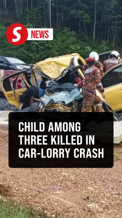 Three killed in car-lorry crash in Gua Musang