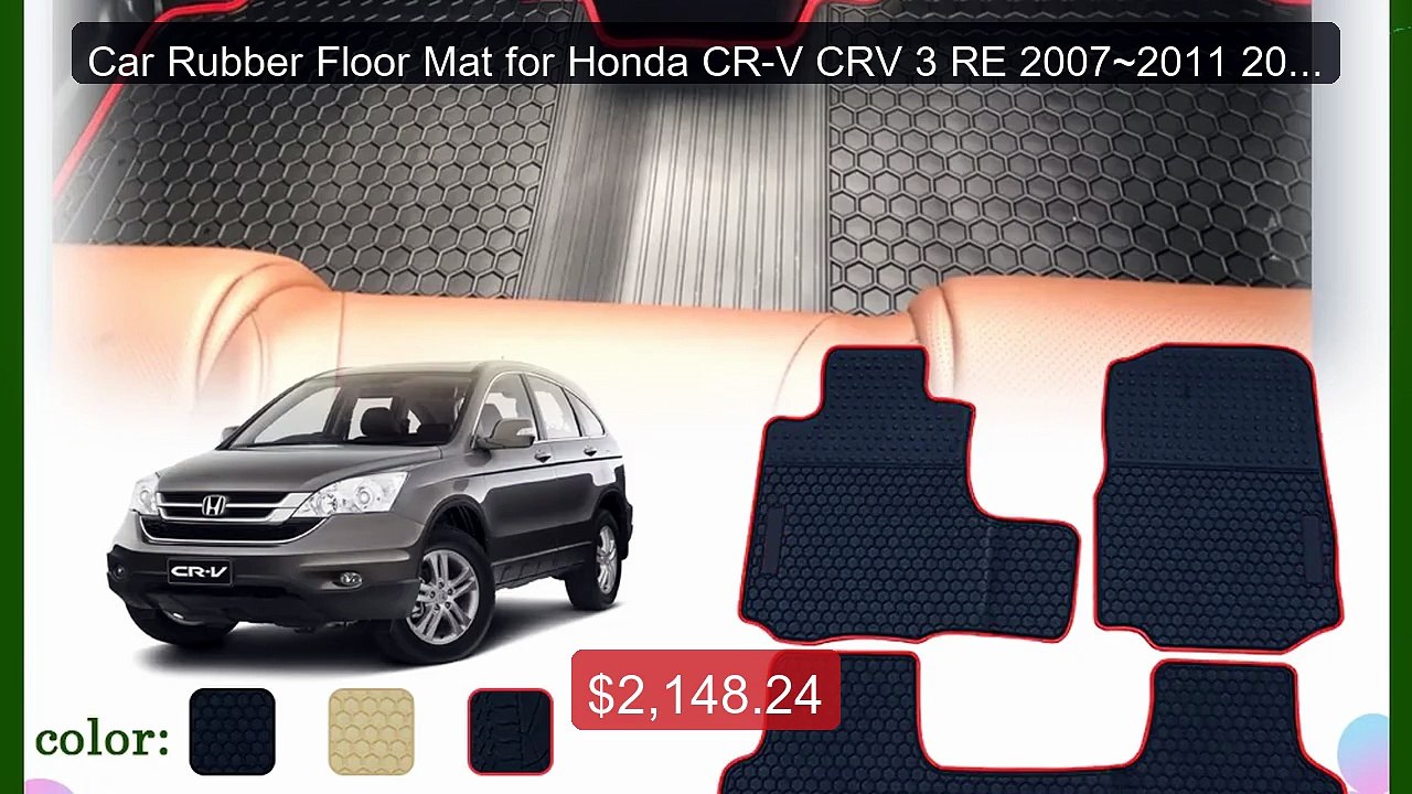 Car Rubber Floor Mat for Honda CR-V CRV 3 RE 2007~2011 2008 Foot In... -- Top Rated 2026 | Buy Now!
