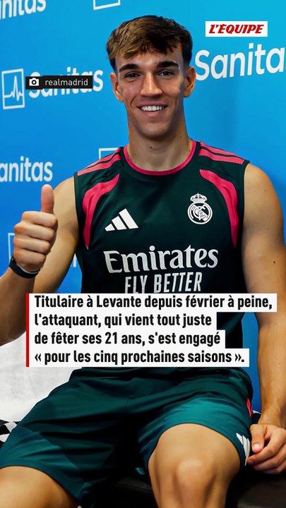 À peine recruté par le Real Madrid, Carlos Espi est déjà à l’entraînement avec les Merengues - Foot - Transferts - Real Madrid