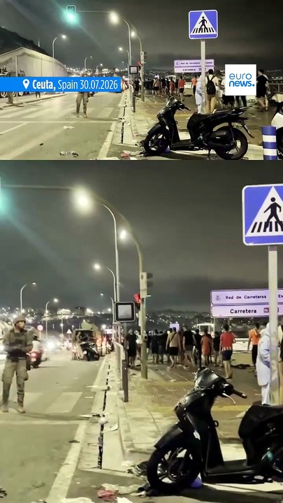 At least 60,000 migrants cross into Spanish territory of Ceuta from Morocco in a single day