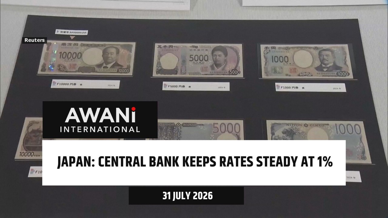 Bank of Japan keeps rates steady at 1%