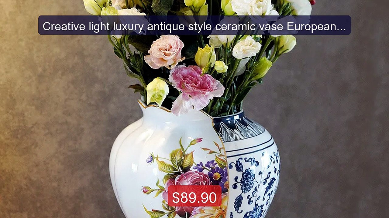 Creative light luxury antique style ceramic vase European v... -- Top Pick 2026 | Unbeatable Price!