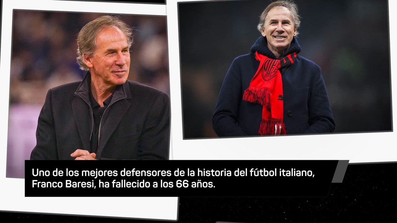 Franco Baresi, uno de los mejores defensores de la historia del fútbol