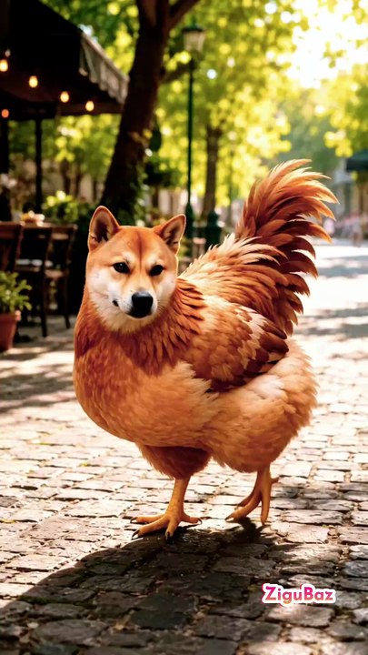 🐶🐔 The Cutest Dog-Chicken Hybrid Adventure Ever! | Fantasy AI Animation #Shorts #AIAnimation #FantasyAdventure #ZiguBaz Khyaa TV