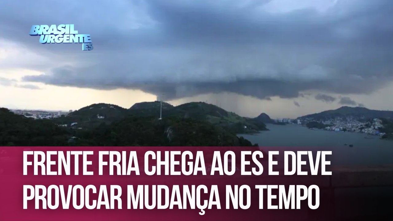 Frente fria chega ao ES e deve provocar mudança no tempo