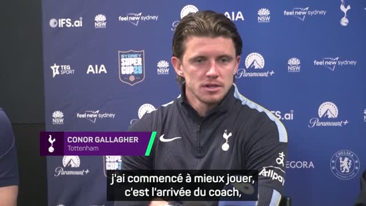 Tottenham - Gallagher estime que l'arrivée de De Zerbi l'a aidé à "commencer à mieux jouer"