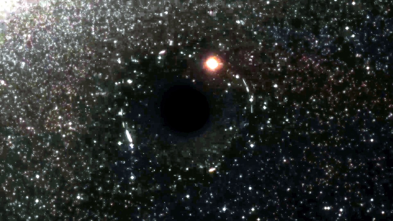 Buraco negro é flagrado devorando estrela a 750 milhões de anos-luz