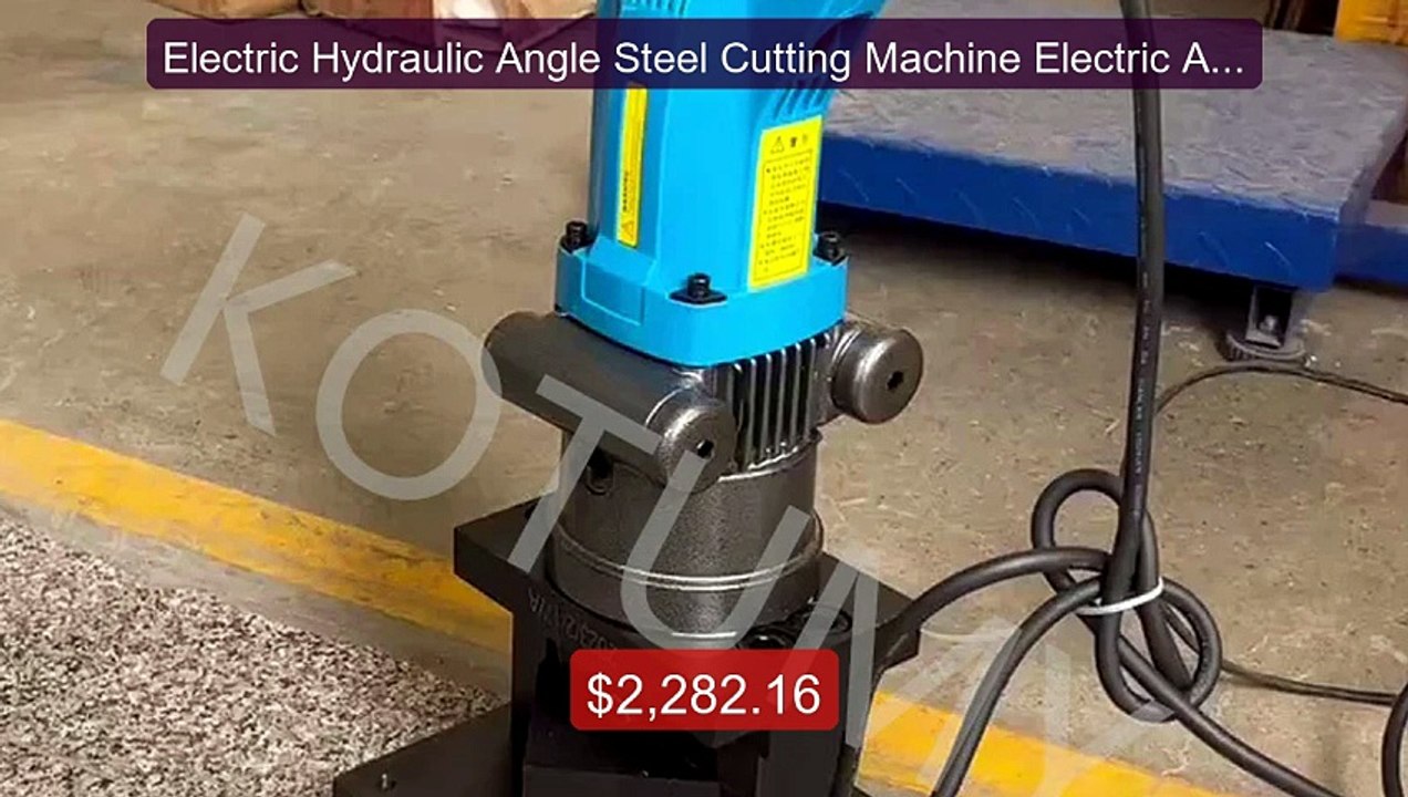 Electric Hydraulic Angle Steel Cutting Machine...