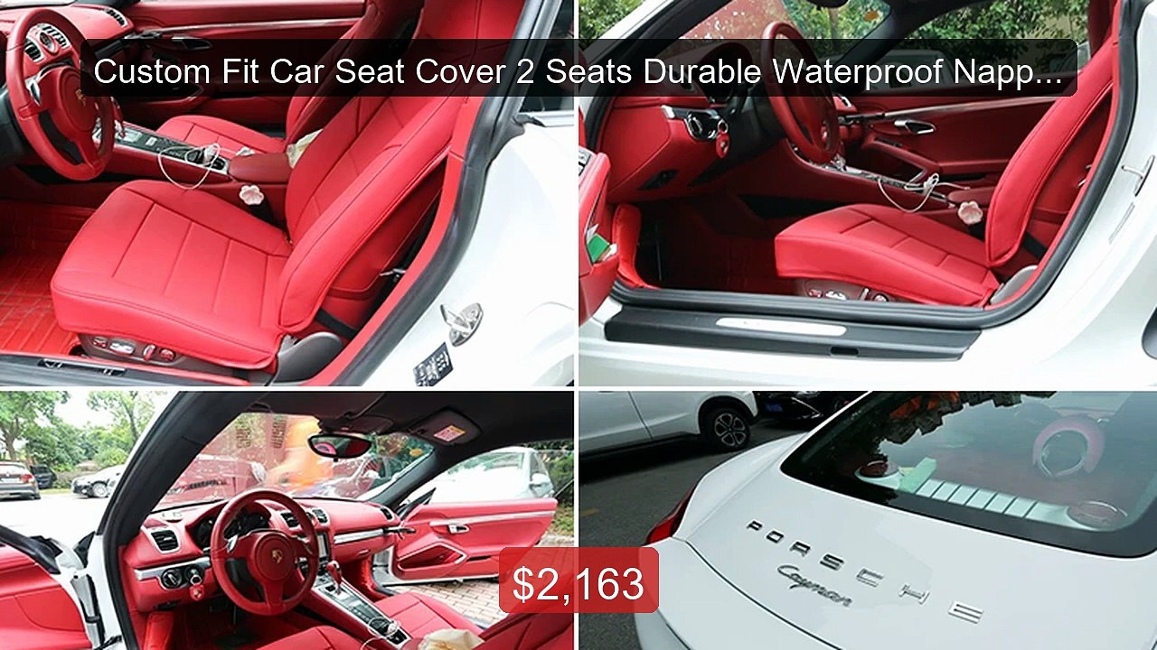 Custom Fit Car Seat Cover 2 Seats Durable Waterproof Nappa Lea... -- Best Buy 2026 | Great Quality!