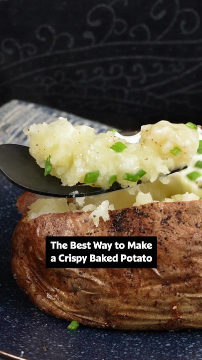 The Best Way to Make a Crispy Baked Potato