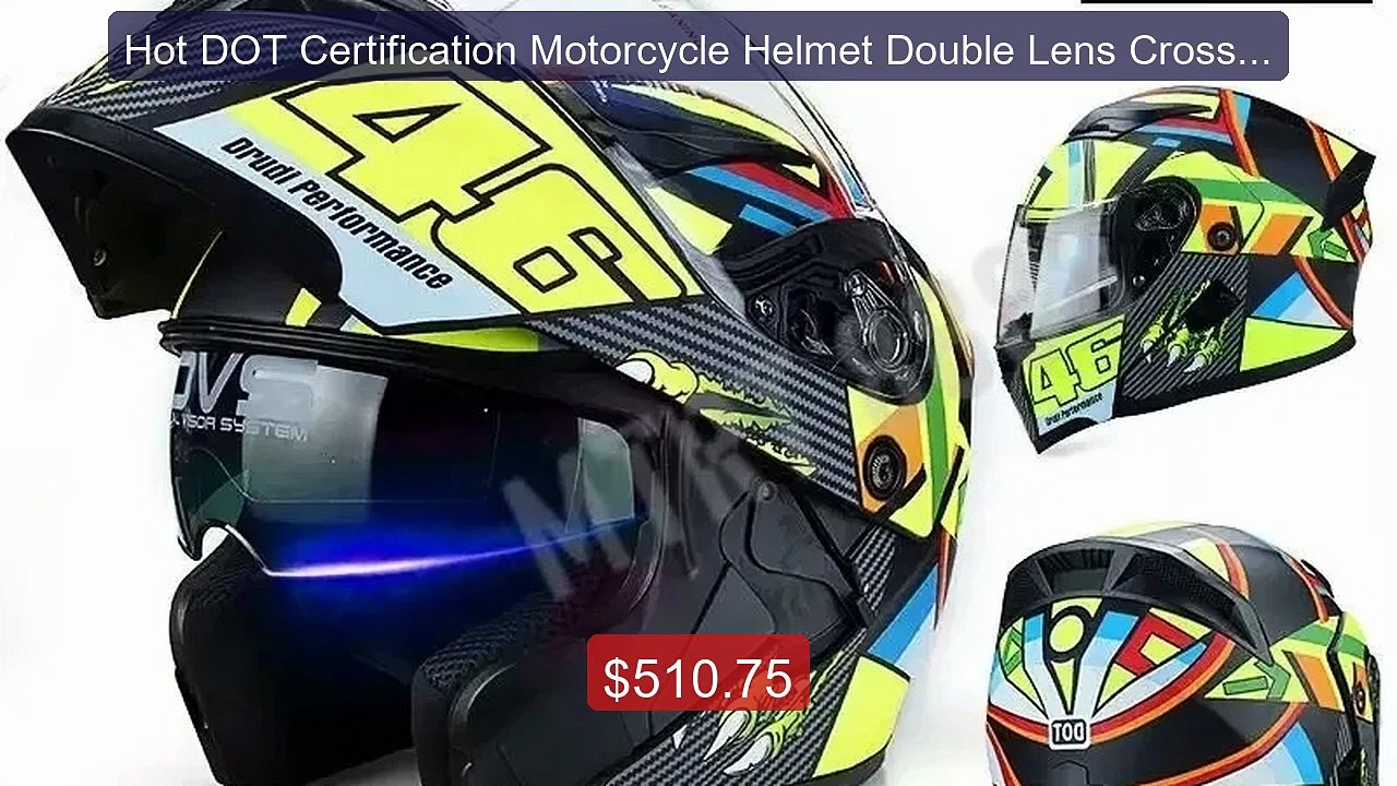 Hot DOT Certification Motorcycle Helmet Double Lens Cross Section H... -- Top Rated 2026 | Buy Now!