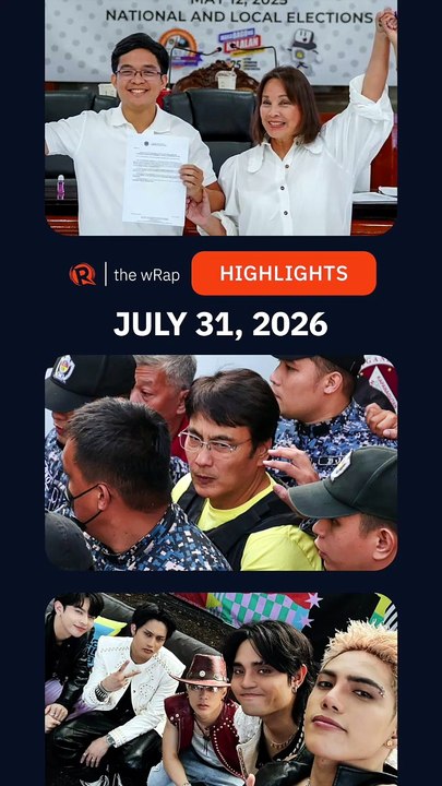 Today’s headlines: Loren Legarda & Leandro Leviste, Bong Revilla, SB19 | The wRap | July 31, 2026