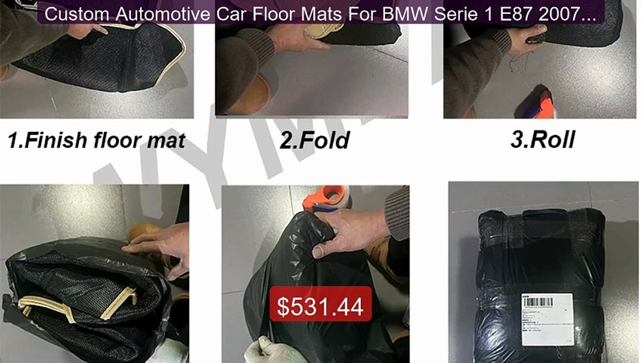 Custom Automotive Car Floor Mats For BMW Serie...