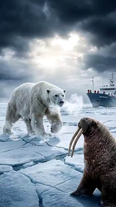 A Titan Polar Bear Just Challenged a Monster Wa...