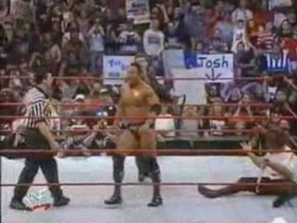 The Rock vs. Mankind I, WWE Survivor Series 1998, Part 2.