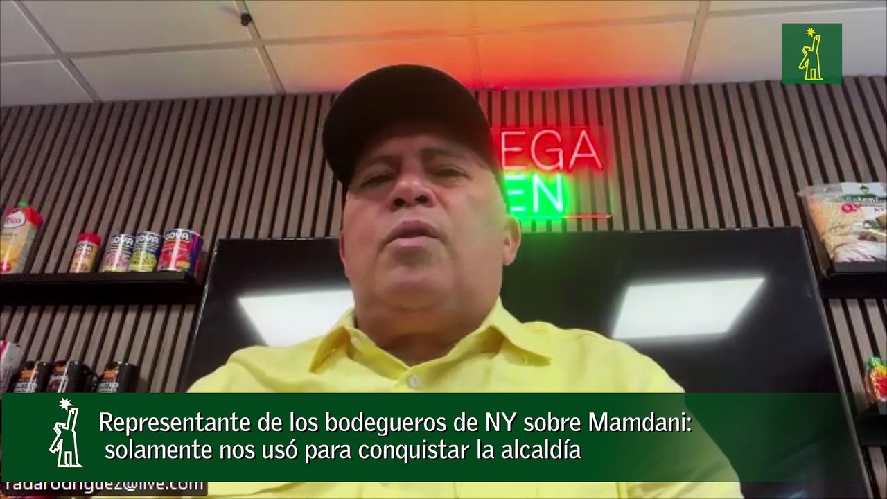 Representante de los bodegueros de NY sobre Mamdani: solamente nos usó para conquistar la alcaldía