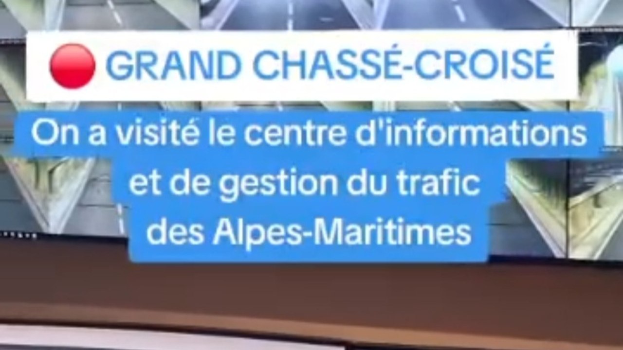 Visite du Centre d'informations et de gestion du trafic 06