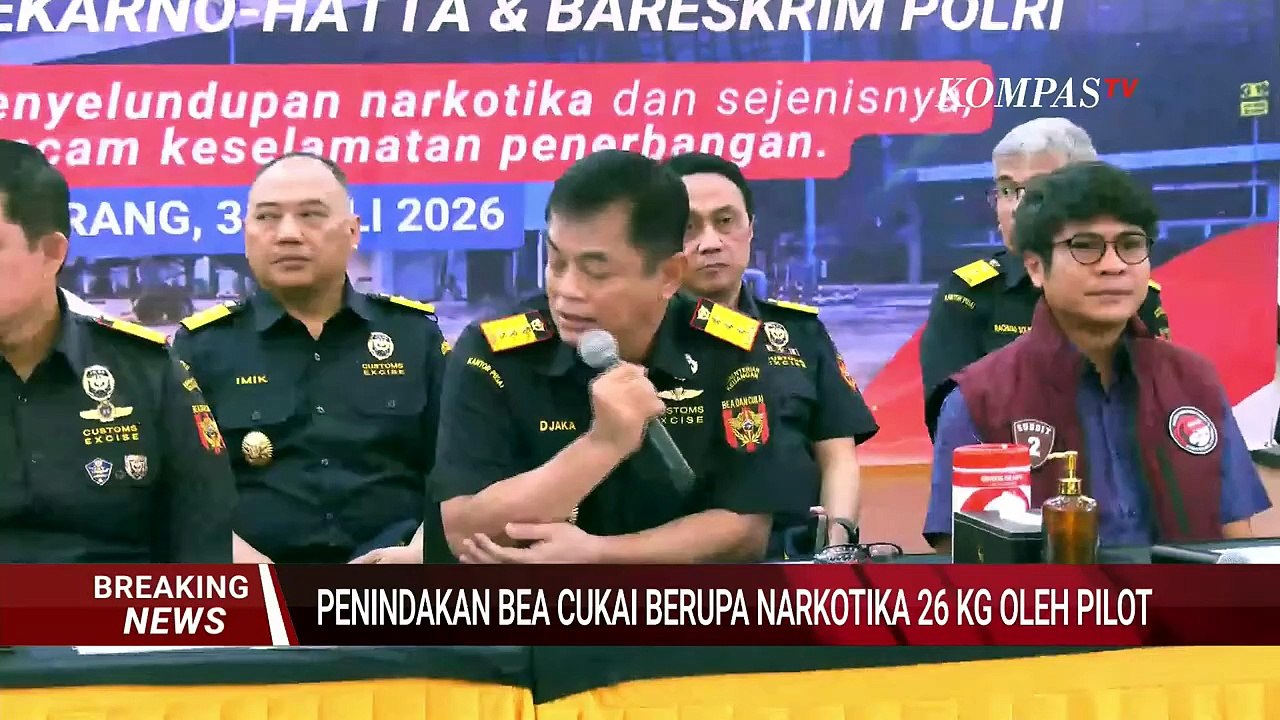 Bea Cukai Ungkap Kronologi Pilot Malaysia Kepergok Bawa 26 Kg Narkoba di Bandara Soetta