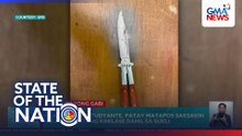 13yo, pinagsasaksak ng nakaaway na kaeskwela | SONA