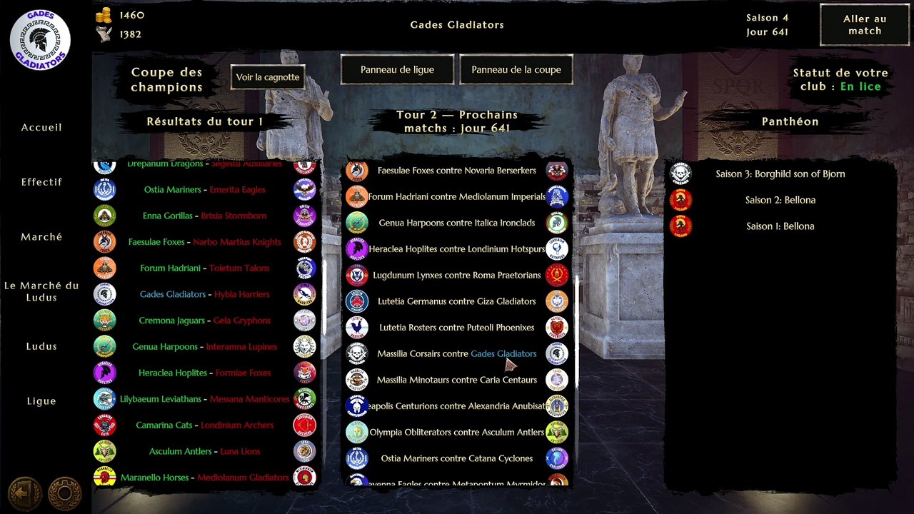 Gameplay: Ludus Maganatus: Galiator Manager Simulator