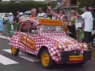 la caravane Cochonou dans le massif central