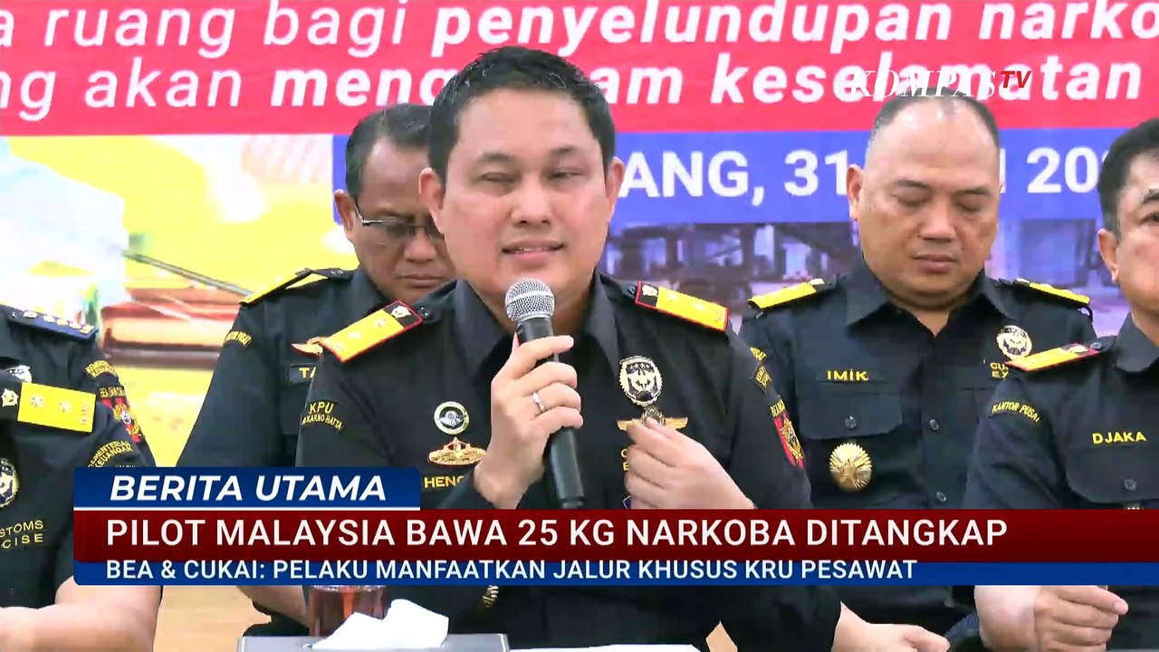 Penampakan Barang Bukti Kasus Pilot Malaysia Bawa 25 Kg Narkoba di Bandara Soetta | BERITA UTAMA