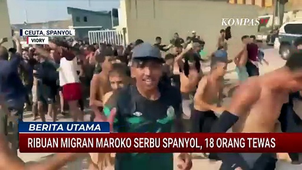 Migran Maroko Berenang Masuk ke Wilayah Spanyol, 18 Orang Dilaporkan Tewas | BERITA UTAMA