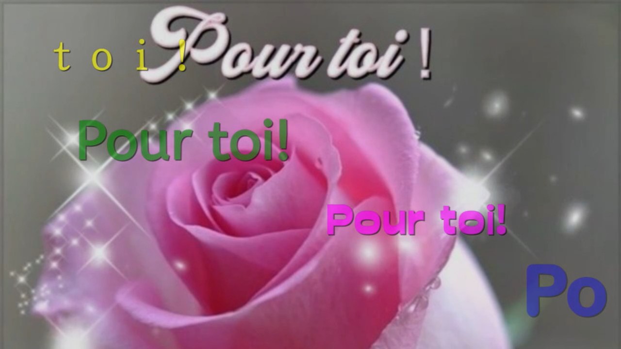 Ma chanson "Pour toi"