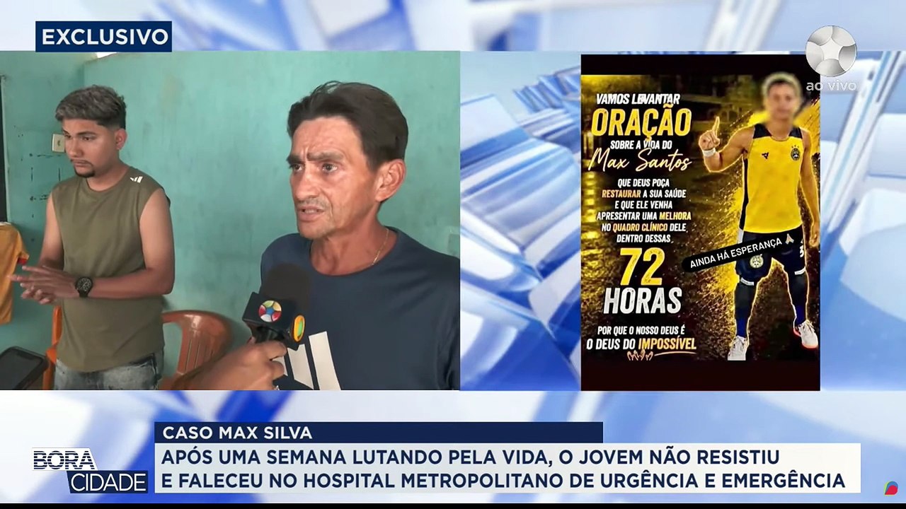 CASO MAX - FAMILIA FAZ A DOAÇÃO DOS ORGÃO DO FILHO QUE TEVE MORTE CEREBRAL