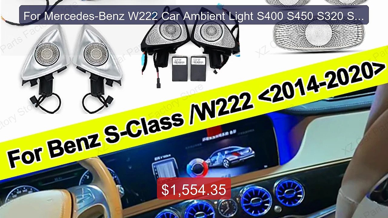 For Mercedes-Benz W222 Car Ambient Light S400 S450 S320 S350 7... -- Hot Deal 2026 | Limited Offer!