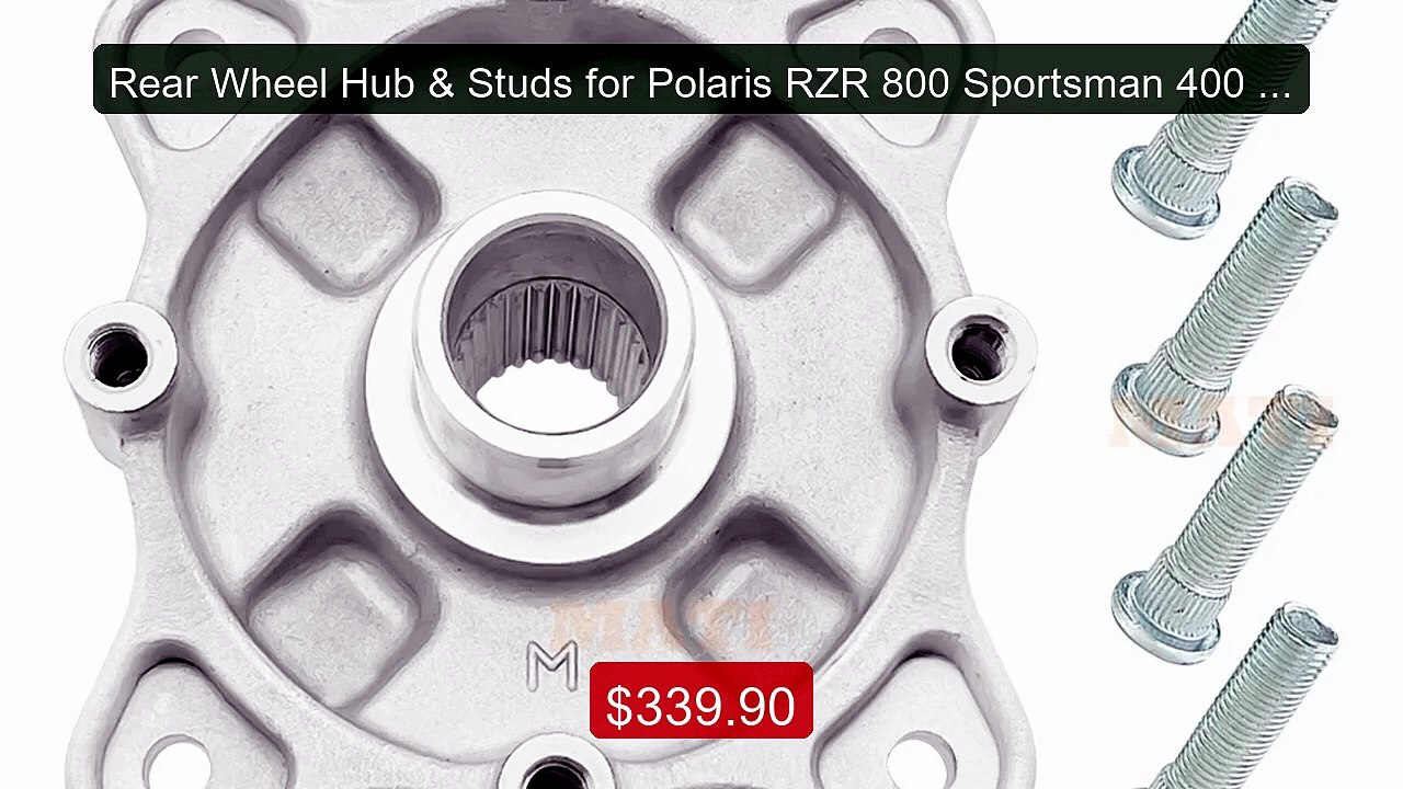 Rear Wheel Hub & Studs for Polaris RZR 800 Sportsman 400 450 ... -- Amazing Value 2026 | Must Have!