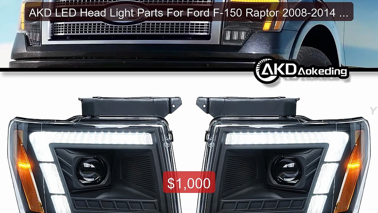 AKD LED Head Light Parts For Ford F-150 Raptor 2008-2014 Front... -- Hot Deal 2026 | Limited Offer!