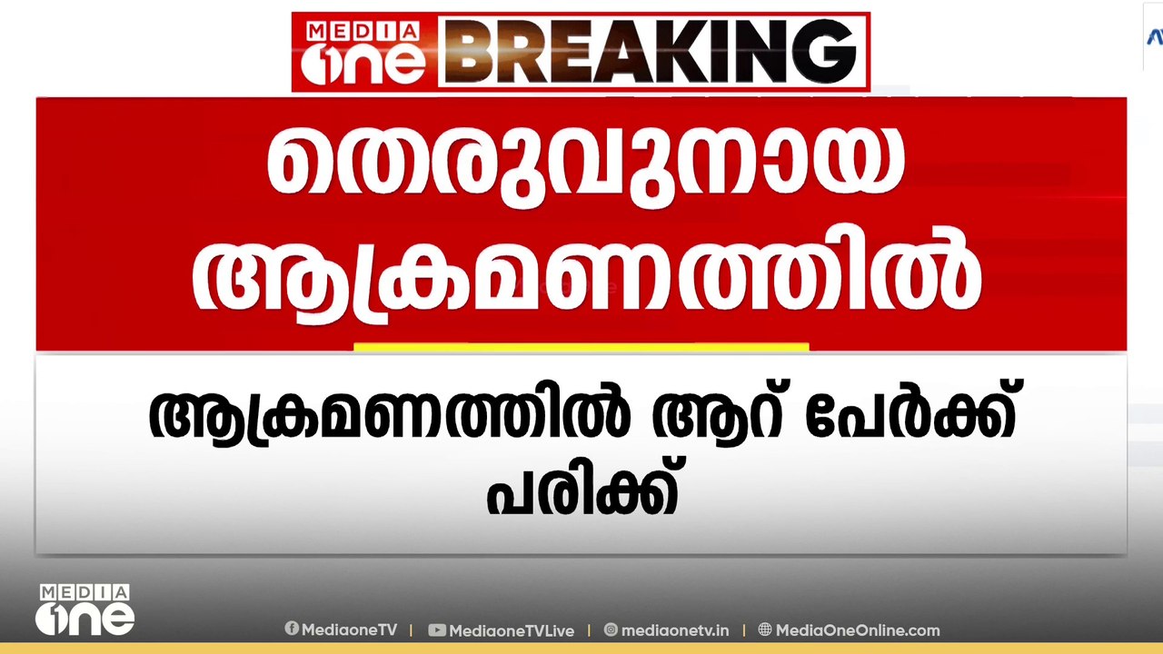 തിരുവനന്തപുരത്ത് തെരുവുനായയുടെ ആക്രമണത്തിൽ ആറ്...