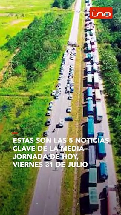 #Noticias | Mantente informado con un resumen de los hechos más relevantes que marcaron la media jornada de hoy, viernes 31 de julio. Actualidad, éxitos y los temas que concentran la atención a esta hora.