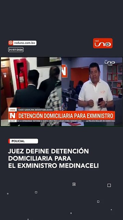 Justicia dicta detención domiciliaria para el exministro Mauricio Medinaceli por caso de gasolina desestabilizada