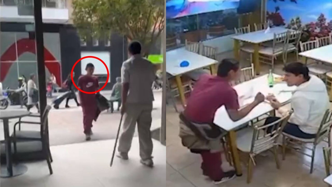 Cámaras captaron a dos habitantes de calle amenazando a clientes en restaurantes de Duitama
