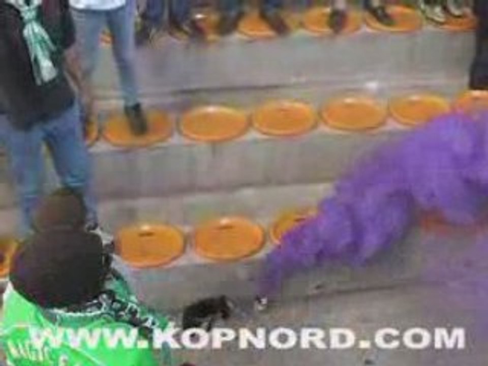 Ultras saint etienne magic fans tifo ASSE-RC Strasbourg 2004