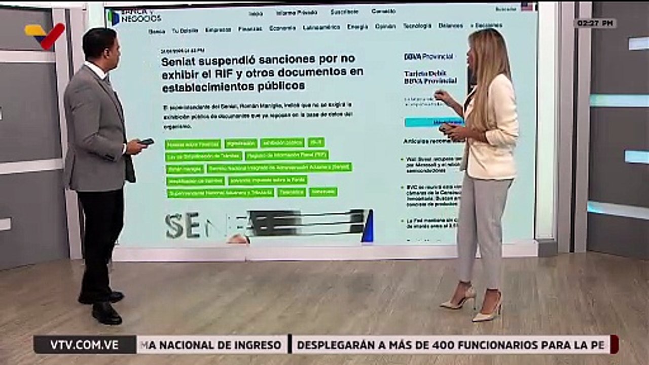 Seniat suspende la obligación de exhibir el RIF y otros documentos en establecimientos públicos