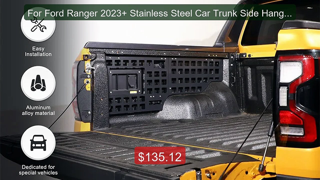 For Ford Ranger 2023+ Stainless Steel Car Trunk Side Hanging Brack... -- Best Deal 2026 | Shop Now!