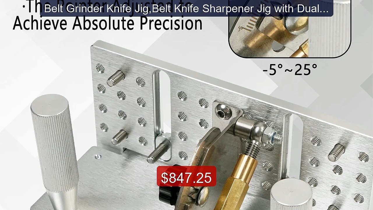 Belt Grinder Knife Jig,Belt Knife Sharpener Jig...