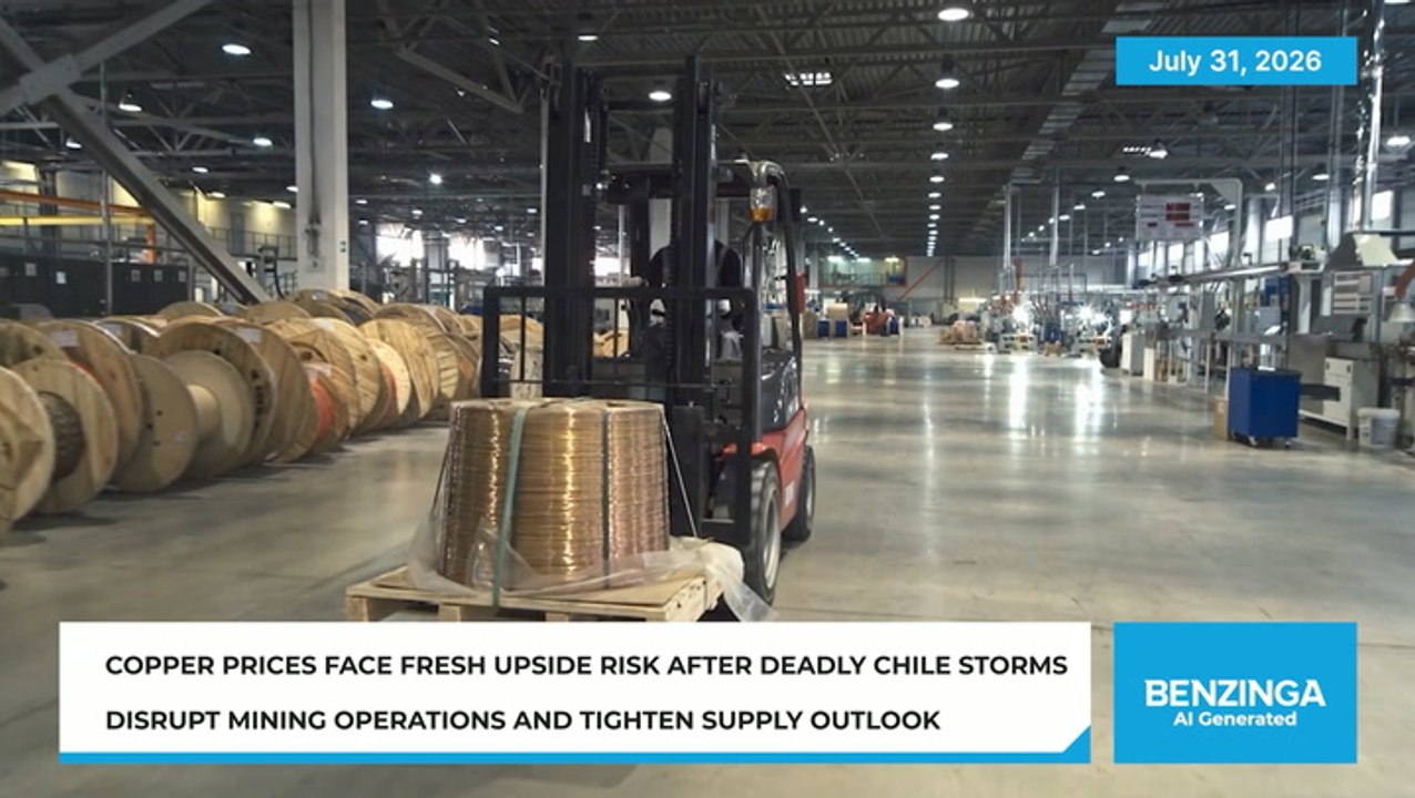 Chile Storms Hit Copper