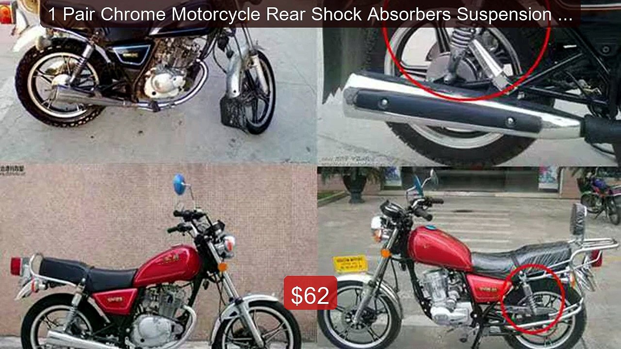 1 Pair Chrome Motorcycle Rear Shock Absorbers Suspension Spring Re... -- Best Deal 2026 | Shop Now!