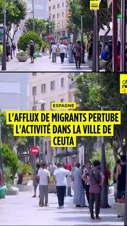 Ceuta : l'afflux de migrants perturbe l'activité de la ville