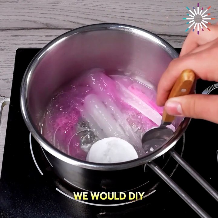 Make this DIY ice candle at home!🕯️